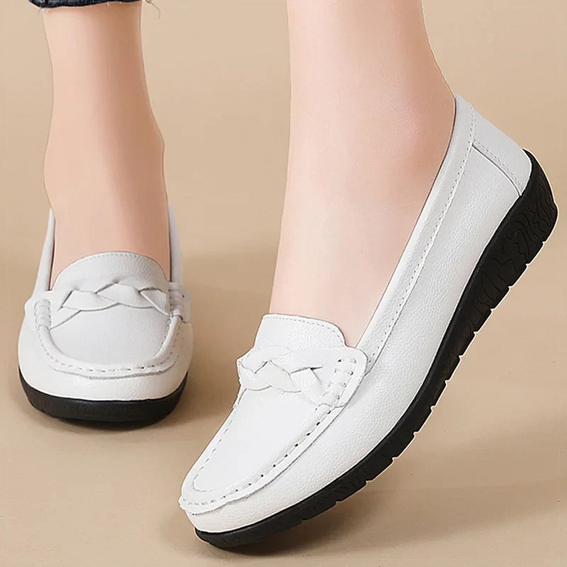 Mavi | Orthopedic Soft Leather Comfort Loafers