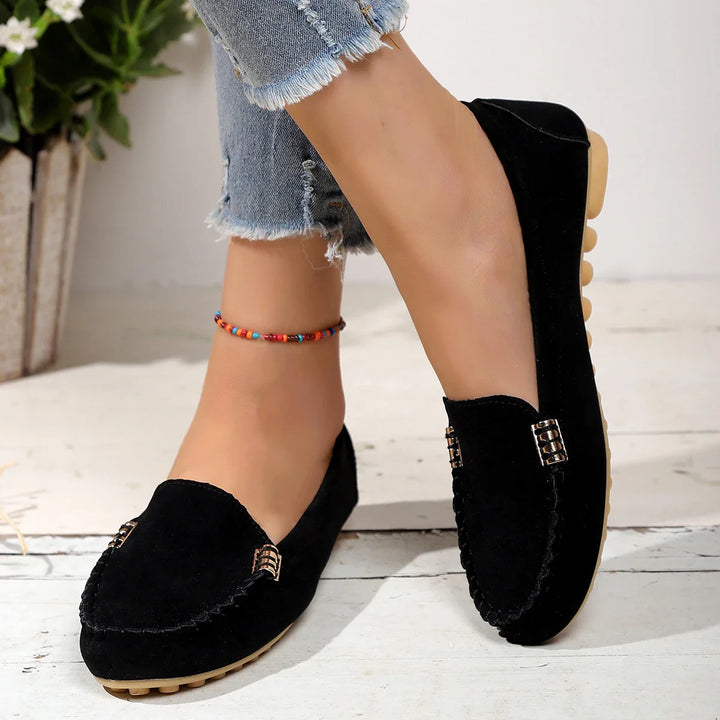 Paula | Orthopedic Denim Slip-on Flats