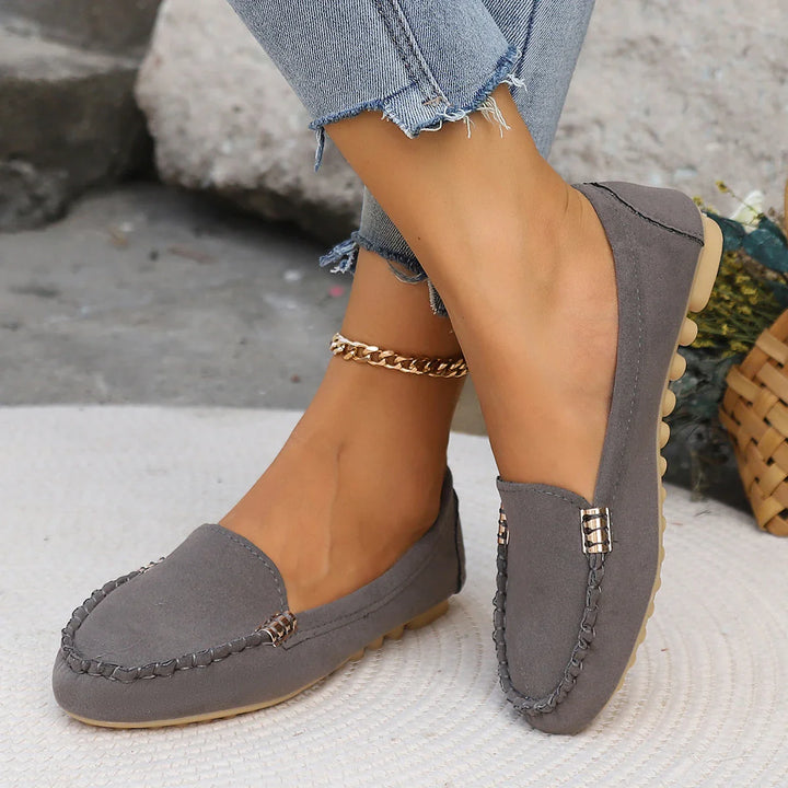 Paula | Orthopedic Denim Slip-on Flats