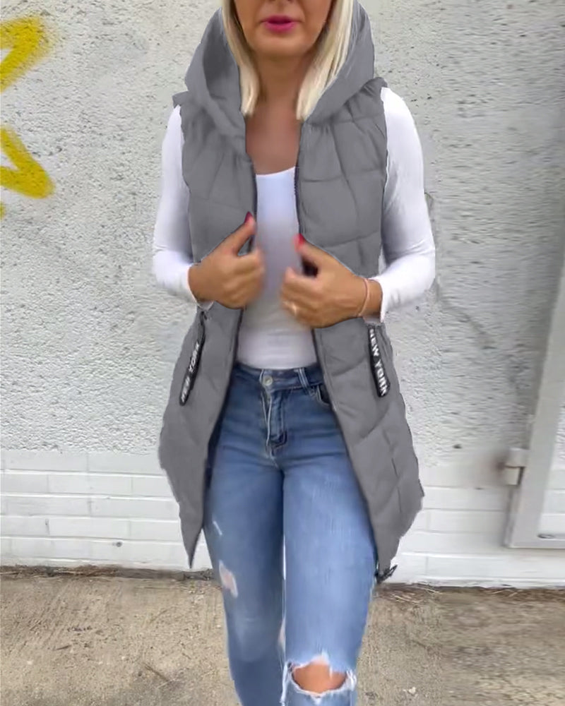 Crista | Warm Hooded Winter Vest