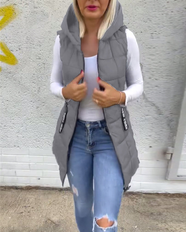 Crista | Warm Hooded Winter Vest