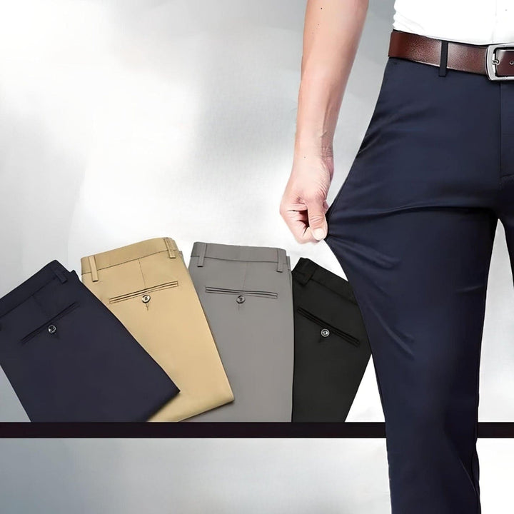Adam | Classic Stretch Men's Trousers - MORI