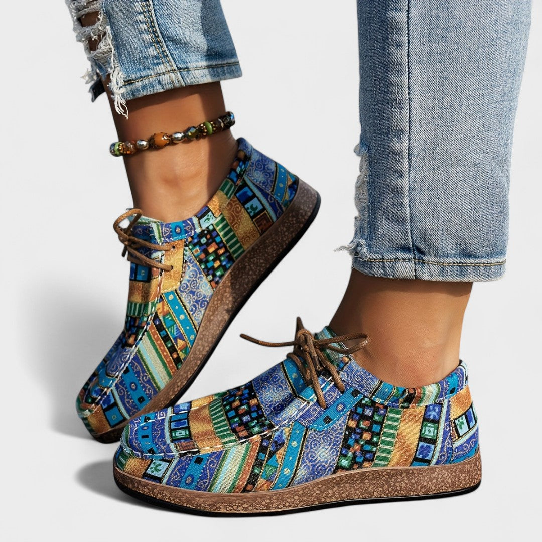 Scarlette | Orthopedic Vibrant Artistic Sneakers