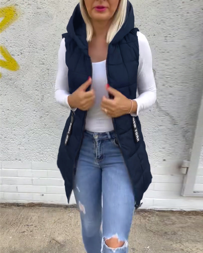 Crista | Warm Hooded Winter Vest