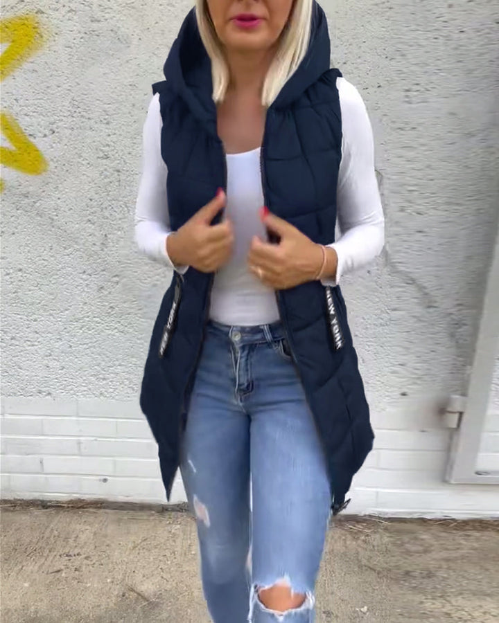 Crista | Warm Hooded Winter Vest