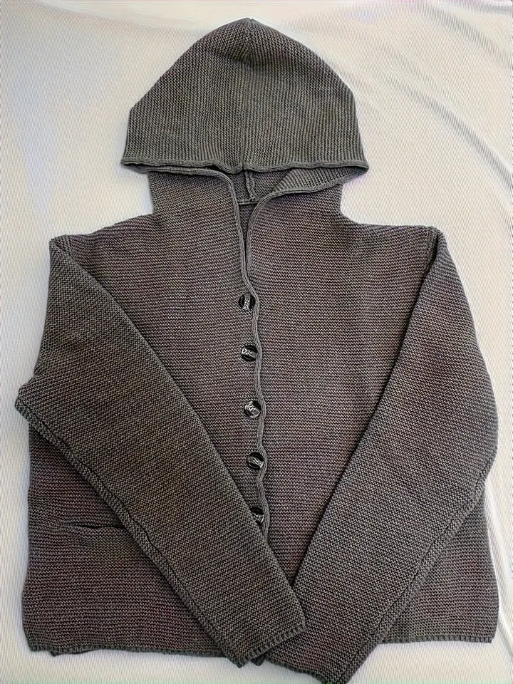 Gladys | Long-Sleeves Cardigan Hoodie
