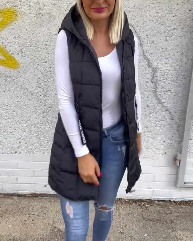 Crista | Warm Hooded Winter Vest