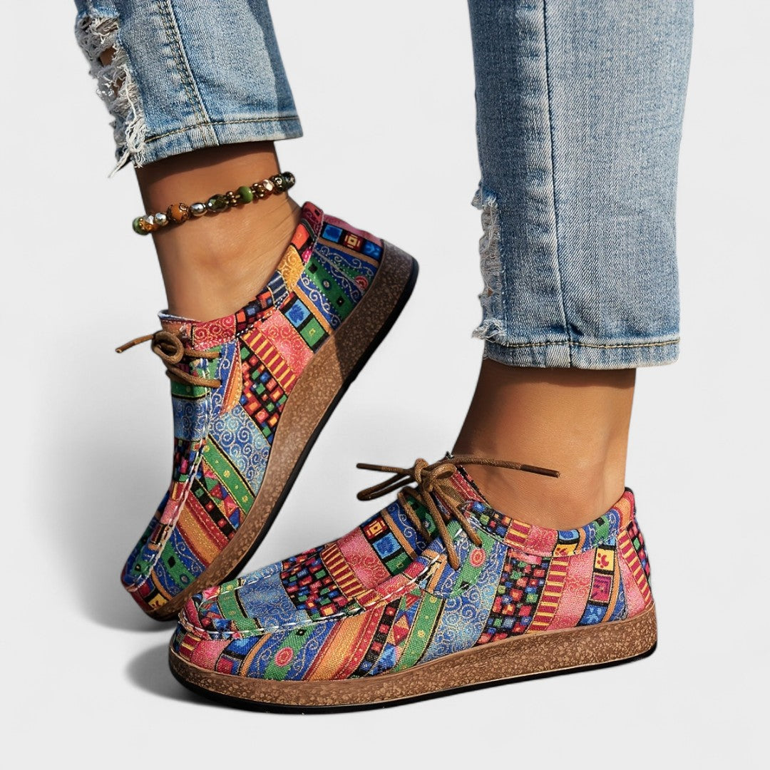 Scarlette | Orthopedic Vibrant Artistic Sneakers