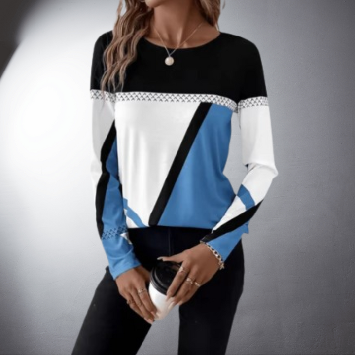 Avril | Modern Graphic Sweater