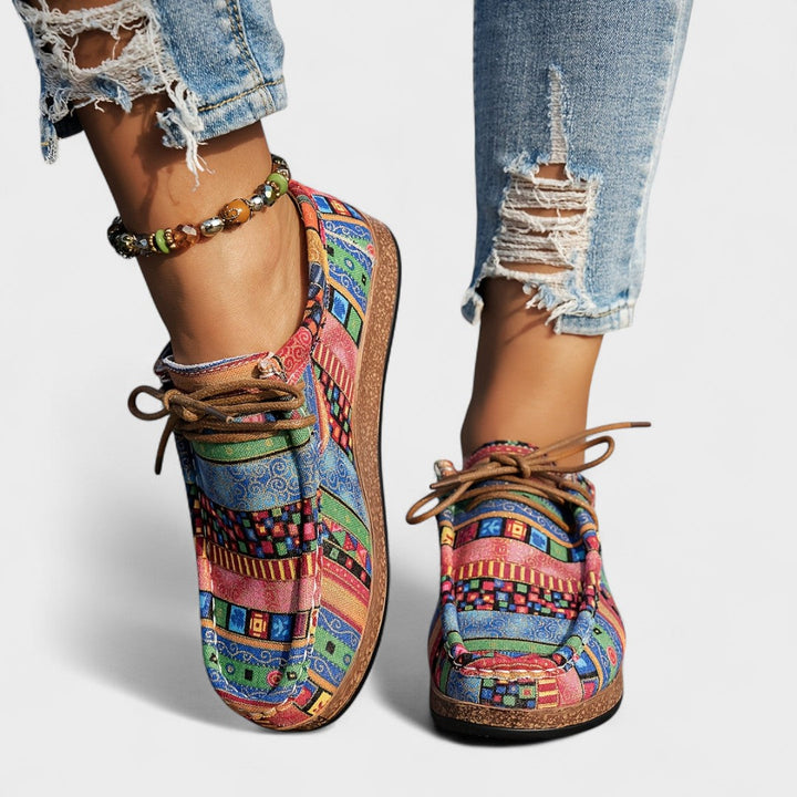 Scarlette | Orthopedic Vibrant Artistic Sneakers