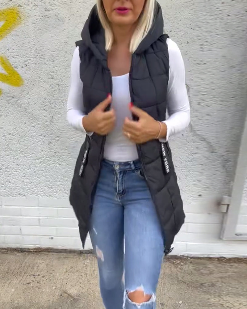 Crista | Warm Hooded Winter Vest