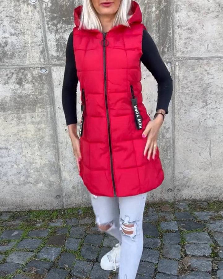 Crista | Warm Hooded Winter Vest