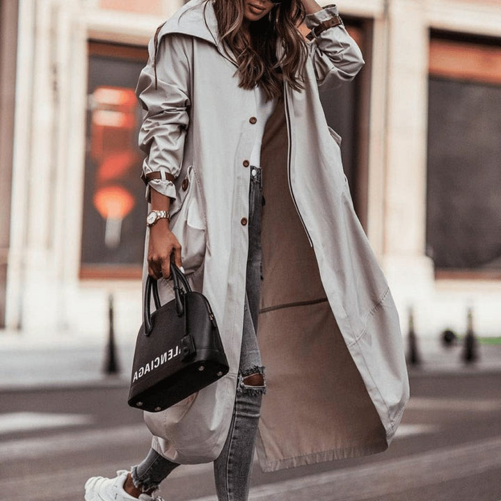 Lola | Trench Coat with Hood - MORI