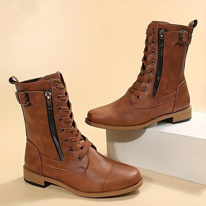 Sella | Orthopedic boots with side zip