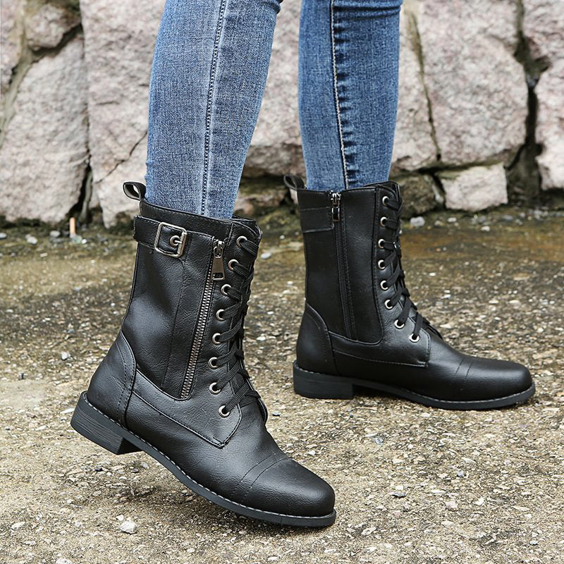 Sella | Orthopedic boots with side zip