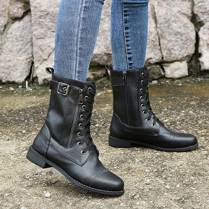 Sella | Orthopedic boots with side zip