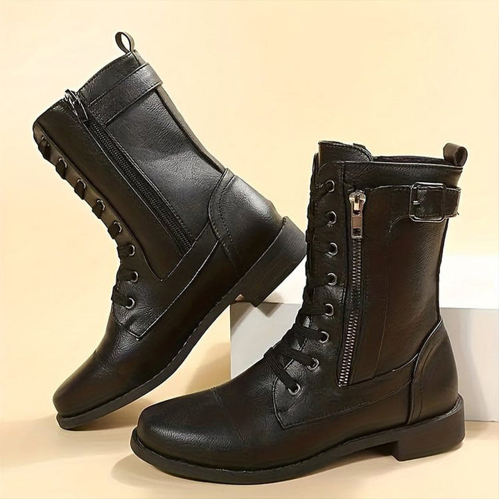 Sella | Orthopedic boots with side zip