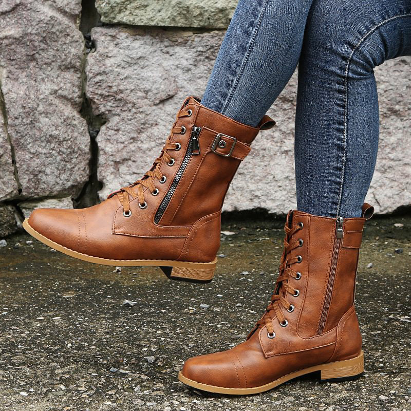 Sella | Orthopedic boots with side zip