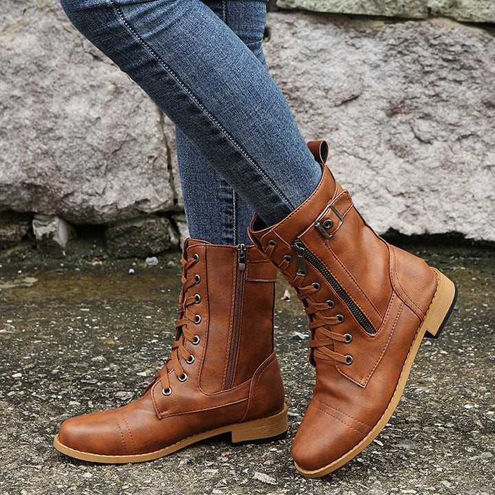 Sella | Orthopedic boots with side zip