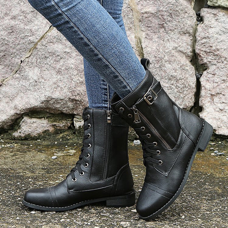 Sella | Orthopedic boots with side zip