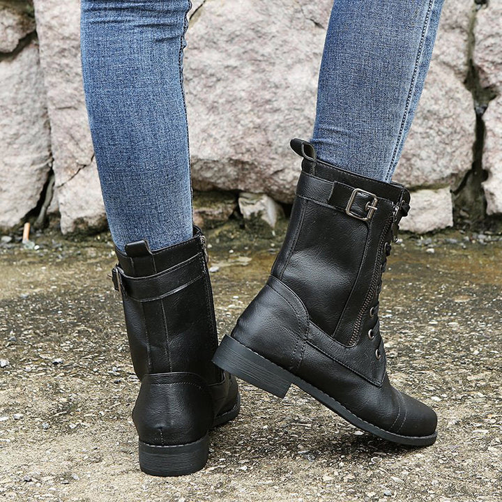 Sella | Orthopedic boots with side zip