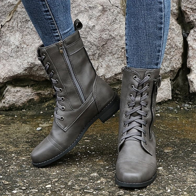 Sella | Orthopedic boots with side zip