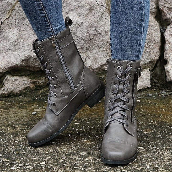 Sella | Orthopedic boots with side zip